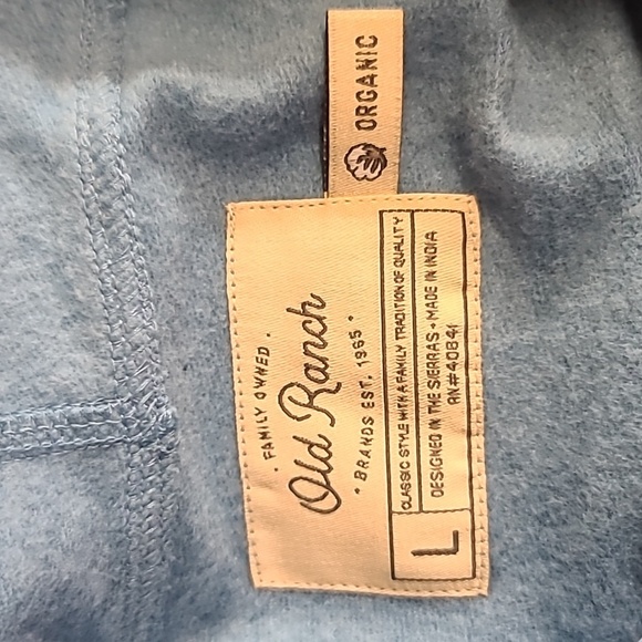 Old Ranch organic cotton zipper front hoodie - Picture 8 of 9